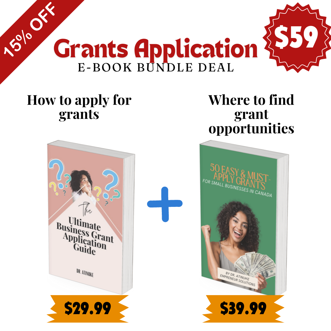 Business Grants Application E-book bundle deal